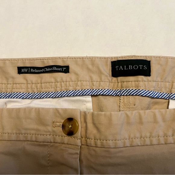 Talbots 7” khaki short. Size 16w. (1004) - Picture 4 of 4